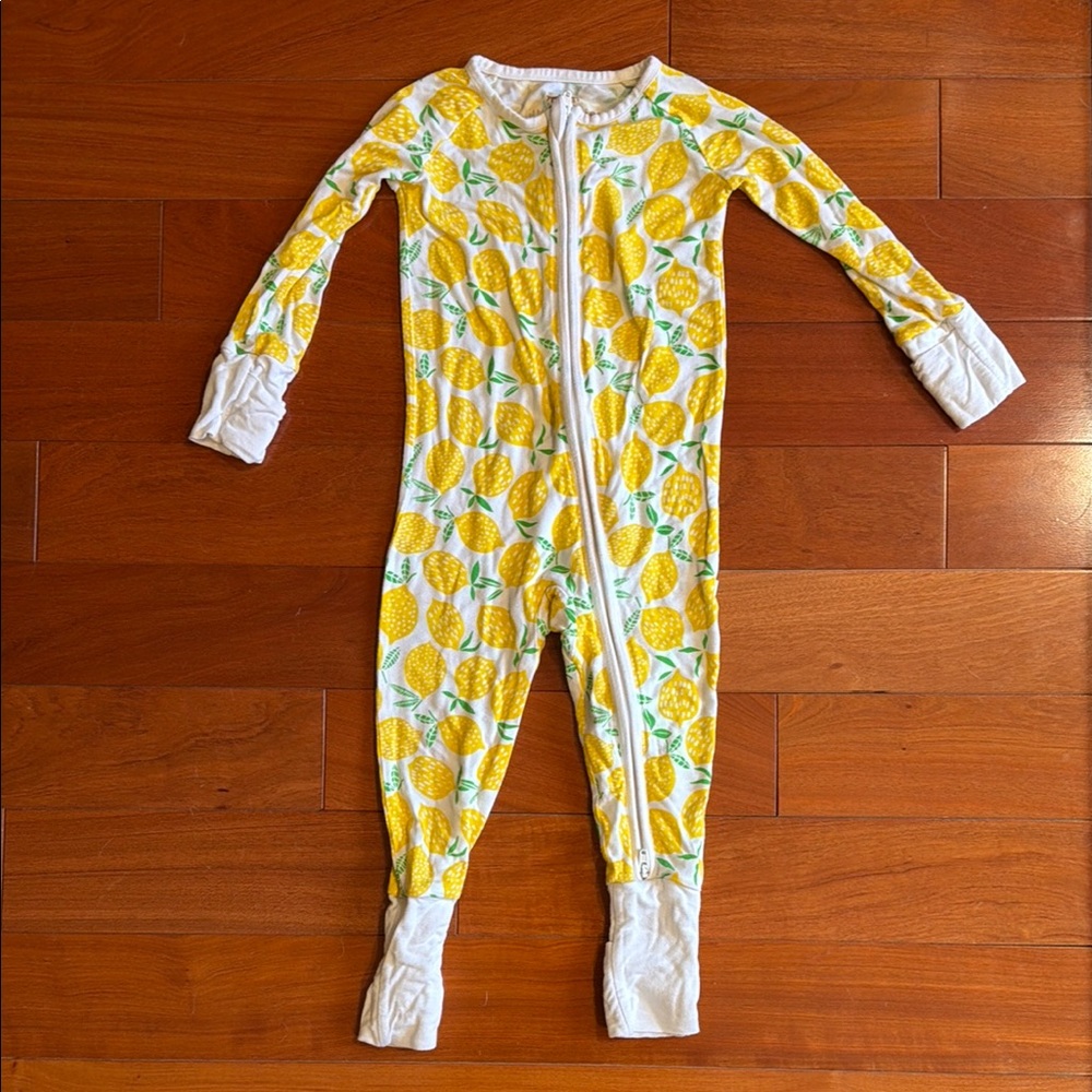 Little Sleepies 6-12 month Lemons Zippy in perfect condition